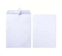C4 White Envelopes Peel & Seal - Large Self Seal Security Envelopes for A4 Sheets, 324x229mm, Strong Opaque Paper for Mailing Documents, Office & Commercial Use(Pack of 12)