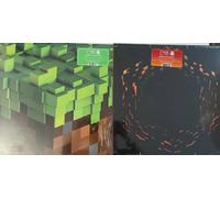C418 "Minecraft Volume Alpha Green & Beta Warp Speed" 2 x Colour Vinyl LP's NEW