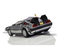 Scalextric Back to The Future vs Knight Rider 1:32 Scale Slot Racing, Time Machine car C4249,Brown