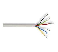 C4A White Security Alarm Cable (6 Core) - Choose Length