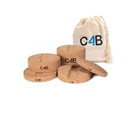 C4B Cork Back Extension Set | Stretcher for Back, Spine and Chest | Back Stretcher with Height Adjustment | Back Trainer for Chest Muscles and Stretching of the Back | in otton Gym Bag