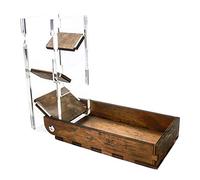 C4Labs Travel Portable Draw Bridge Dice Tower - Walnut