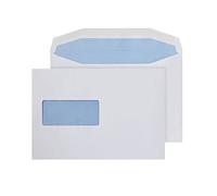 C5 90gsm White Wallet Envelopes with a Window - 162mm x 229mm Great for Personal Documents, Statements and Much More. (50)