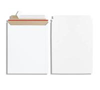 C5 All Board Envelopes 229 x 162mm - White Solid Board Mailers, Rigid Protective Envelopes for Letters, Documents & Certificates (200)