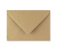C5 Coloured envelopes for A5 Greeting Cards Christmas Cards Wedding Invitation Crafts 162x229mm- Pack of 40 envelopes (Brown Kraft)