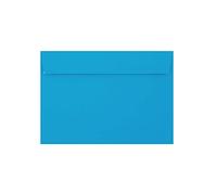 C5 Coloured envelopes for A5 Greeting Cards Christmas Cards Wedding Invitation Crafts 162x229mm- Pack of 40 envelopes (Bright Blue Peel and Seal)