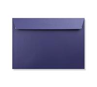 C5 Coloured Envelopes for A5 Greeting Cards Peel and Seal Wallet Envelopes Wedding Invitation Crafts Office 162x229mm- Pack of 25 envelopes (Pearl Navy Blue P&S)