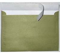 C5 Coloured Envelopes for A5 Greeting Cards Peel and Seal Wallet Envelopes Wedding Invitation Crafts Office 162x229mm- Pack of 25 envelopes (Olive Green P&S)