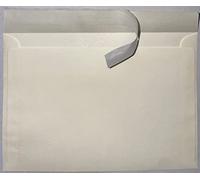 C5 Coloured Envelopes for A5 Greeting Cards Peel and Seal Wallet Envelopes Wedding Invitation Crafts Office 162x229mm- Pack of 10 envelopes (Cream P&S)