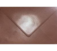C5 Coloured envelopes for A5 Greeting Cards Wedding Invitation Crafts 162x229mm- Pack of 30 envelopes (Pearl Rose Gold)