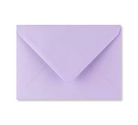 C5 Coloured Envelopes for A5 Greeting Cards Wedding Invitations Crafts Business Office Envelope 162mm x 229mm - Pack of 50 Envelopes (Lilac)