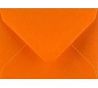 C5 Coloured Envelopes for A5 Greeting Cards Wedding Invitations Crafts Business Office Envelope 162mm x 229mm - Pack of 25 Envelopes (Orange)