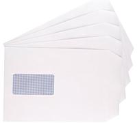 C5 Envelopes Window Pocket Self Seal 90Gsm White (Pack of 500) 9000020