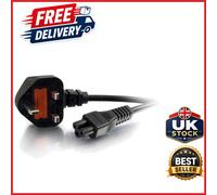 6ft Cloverleaf Power Cord - Replacement Laptop Adapter, Male-to-Male Connection