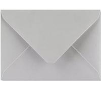 C5 Light Grey C5 Coloured Envelopes for A5 Greeting Cards Wedding Invitation Crafts 162x229mm- Pack of 20 envelopes (Light Grey)