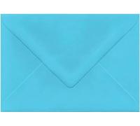 C5 Sky Blue C5 Coloured Envelopes for A5 Greeting Cards Wedding Invitation Crafts 162x229mm- Pack of 10 envelopes (Sky Blue [V-Flap])