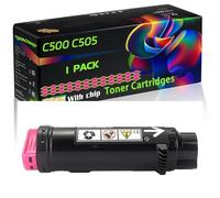 C500 C505 Compatible for Xerox Toner Cartridges with Chip VersaLink C500 C500DN C500DNW C500N C500NW C505 C505S C505SW Printers (1 Pack Magenta)