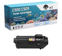 C500 C505 Toner Cartridges Compatible for Xerox VersaLink C500DN C505S C505X Printers, High-Definition Printing Effect with Chip, 22100 Pages (1 Pack Black)