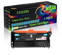C5222KS C5222CS C5222MS C5222YS Compatible for Lexmark Toner Cartridge with Chip C524n C522 C524dn C522n C524dtn C522x C524 Printers (1 Pack Cyan)