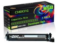 C540X31G Compatible for Lexmark Developer Unit with Chip X 543 DN X 544 DN X 544 DTN X 544 DW X 544 N X 546 DTN X 548 DE X 548 Printers (1 Pack Black)