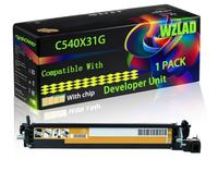 C540X31G Compatible for Lexmark Developer Unit with Chip X 543 DN X 544 DN X 544 DTN X 544 DW X 544 N X 546 DTN X 548 DE X 548 Printers (1 Pack Yellow)