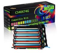 C540X74G Compatible for Lexmark Imaging Drum Kit with Chip Optra C540 N C543 DN C544 DN C546 Printers (1 Set)