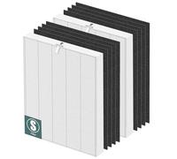 C545 HEPA Replacement Filter S for Winix C545 Air Purifier,2 x H13 True HEPA Filters + 8 x Activated Carbon Pre-Filters,Part 1712-0096-00 and 2522-0058-00