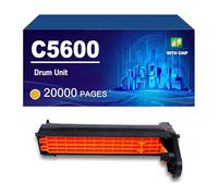 C5600 Drum Unit Compatible For Oki C5600dn C5600n C5700dn C5700n C5650n C5750n Printers,Yellow-1 Pack