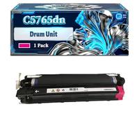 C5765dn Drum Unit Compatible for Dell 5130cdn C5765dn Printers, With Chip Large Capacity 50000 Pages (1 Pack Magenta)