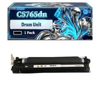 C5765dn Drum Unit Compatible for Dell 5130cdn C5765dn Printers, With Chip Large Capacity 50000 Pages (1 Pack Black)