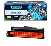 C5850 Drum Unit Compatible for Okidata OKI C5850 C5850DN C5850N C5950 MC560 Printers, With Chip Large Capacity 20000 Pages (1 Pack Yellow)