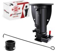 C5G1216 Adjustable Cushioned 5th Wheel Gooseneck Adapter Compatible with Convert-A-Ball 20000 lbs Height 12"-16"