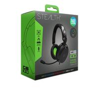 C6-100 Black & Green Over Ear Gaming Headset PS4/PS5, XBOX, Nintendo Switch, PC with Flexible Mic, 3.5mm Jack, 1.5m Cable, Lightweight, Comfortable