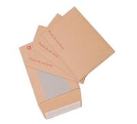 C6 / A6 Manilla Brown Hard Board Backed Envelopes Please Do Not Bend - 162 x 114 mm (100)