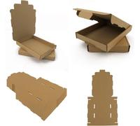 C6 A6 Postal Boxes | Shipping Post Box Pack | Corrugated Cardboard Boxes | 112 x 163 x 20 mm Brown Large Letter Pip Shipping Box by Packaging Solutions (150)