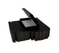 C6 A6 Postal Pip Boxes - Large Letter & Gift Boxes, Black - Size 16.3cm x 11.2cm x 2cm - Pack of 25