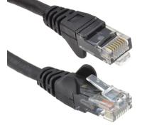 C6 CAT6-CCA UTP RJ45 Ethernet LSZH Networking Cable Black 10m