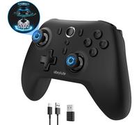 C6 Wireless PC Controller, Bluetooth Game Controller - 1000Hz Hall Triggers & Joysticks for Windows PC, Nintendo Switch Pro/OLED/Lite, Steam Deck, Android TV/Mobile, iPhone MAC & Tesla Vibration Turbo