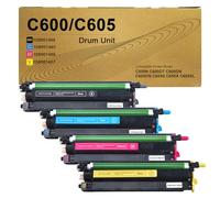 C600 C605 Drum Units Compatible with Xerox Versalink C600 C605 Printer | 4-Pack 108R01485 108R01486 108R01487 108R01488, Replacement for Xerox C600N C600DT C600DN C605DN C605S C605X C605XL Printer