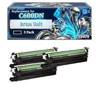 C600DN Drum Unit Compatible for Xerox VersaLink C600 C600DN C600N C605 C605XL C605X Printers, With Chip Large Capacity 50000 Pages (3 Pack Black)