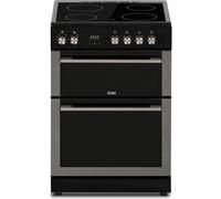 C60CDOX 60cm Double Oven Ceramic Cooker - Stainless Steel