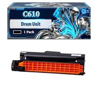 C610 Drum Unit Compatible for Okidata OKI C610 C610dn C610DTN Printers, With Chip Large Capacity 20000 Pages (1 Pack Black)