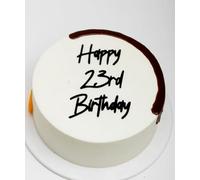 C619 Happy 23rd Birthday Cake Topper, Black Men/Women 23rd Toppers, 23rd Anniversary Party Cake Decorations, Cheers to 23 Years Old Birthday Party Supplies