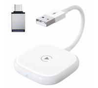 C61C Wireless Carplay Adapter Dongle With USB-C Adapter For Car System Radios