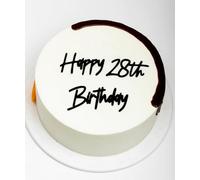C620 Happy 28th Birthday Cake Topper, Black Men/Women 28th Toppers, 28th Anniversary Party Cake Decorations, Cheers to 28 Years Old Birthday Party Supplies
