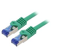 C6A015S Patch cord S/FTP 6a Line Cu LSZH Green 025m 26AWG -20-75°C LOGILINK