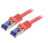 C6A034S Patch cord S/FTP 6a Line Cu LSZH red 1m 26AWG -20-75°C LOGILINK