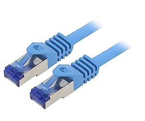 C6A066S patch cord S/FTP 6a line Cu LSZH blue3 meter26AWG -20-75°C LOGILINK