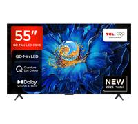 TCL C6KS 55" 4K Ultra HD QLED Smart Google TV - 55C6KS-UK, Silver