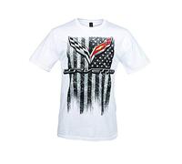 C7 Corvette American Legacy Men's T-Shirt, White, Large